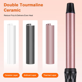 MCODON wand curling medium-length hair producing soft defined curls benefit