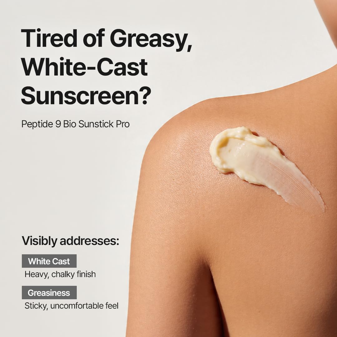MDP sunstick being applied to cheek for quick reapplication benefit