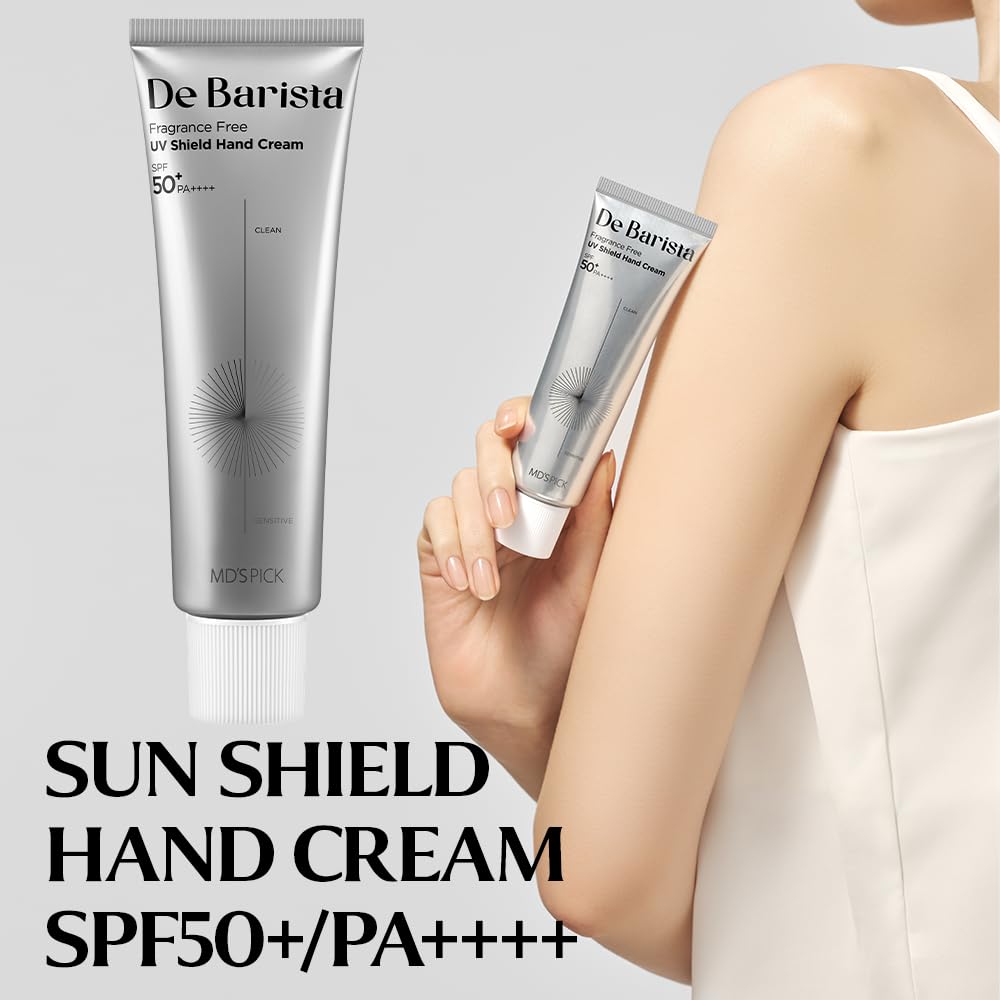 MD'S PICK applying hand cream demonstrating quick non-greasy finish