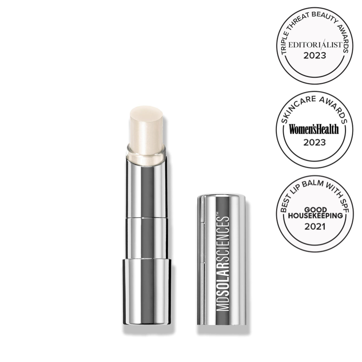 MDSolarSciences Crystal creamy balm texture close-up highlighting smooth moisturizing finish