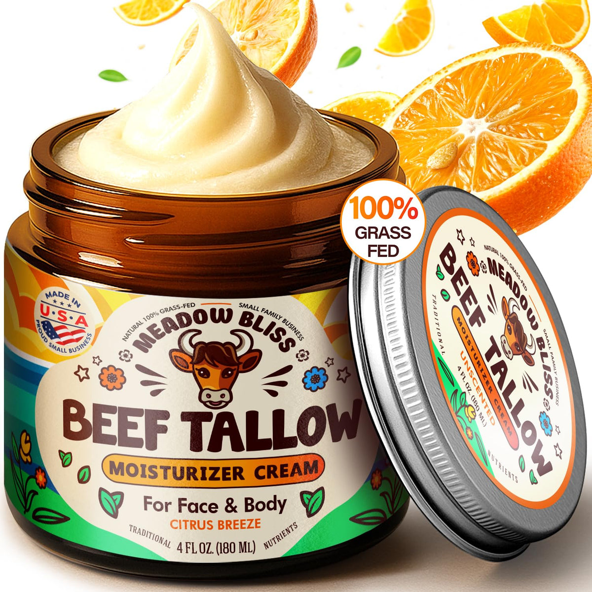 Meadow Bliss front jar showing packaging and clean design for shelf appeal