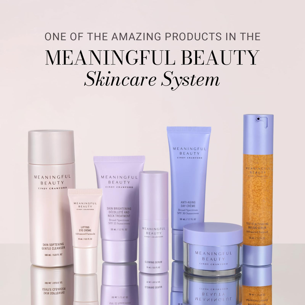Meaningful Beauty Beyond under foundation showing compatibility with makeup