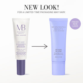 Meaningful Beauty Beyond cream texture close-up demonstrating lightweight hydration