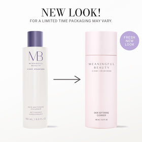 Meaningful Beauty creamy texture close-up illustrating gentle softening and smooth application