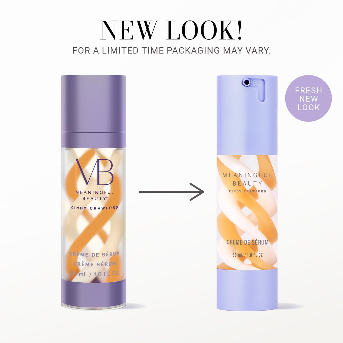 Meaningful Beauty close-up of silky cream texture highlighting fast absorption and smooth finish