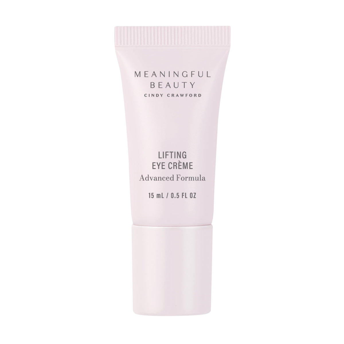 Meaningful Beauty front packaging showing 0.5 oz tube and branding benefit