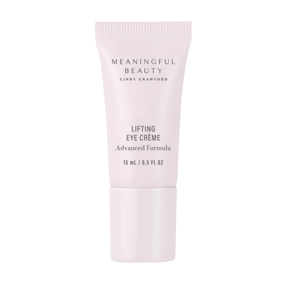 Meaningful Beauty front packaging showing 0.5 oz tube and branding benefit