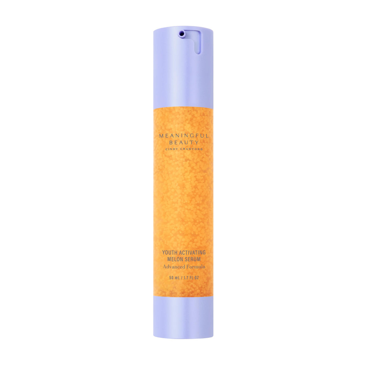 Meaningful Beauty front bottle view showing sleek packaging and hydration benefits