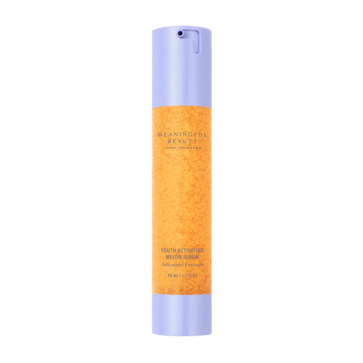 Meaningful Beauty front bottle view showing sleek packaging and hydration benefits
