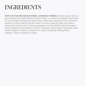 Meaningful Beauty melon leaf ingredient photo indicating antioxidant benefits