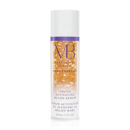 Meaningful Beauty bottle front view showing elegant design and hydration benefits