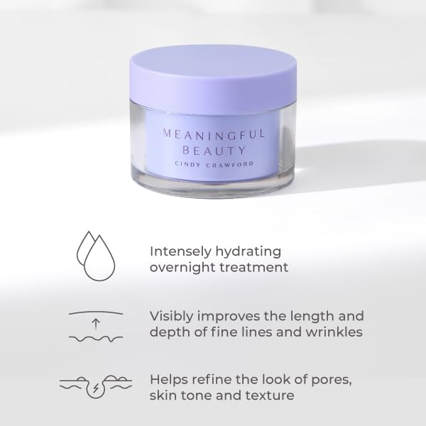 Meaningful Beauty melon extract vial beside jar highlighting antioxidant benefits