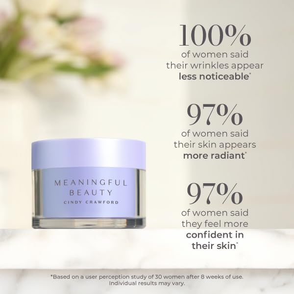 Meaningful Beauty product label close-up revealing key ingredients and clarity