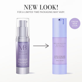 Meaningful Beauty pump top close-up highlighting easy dispensing and hygienic control