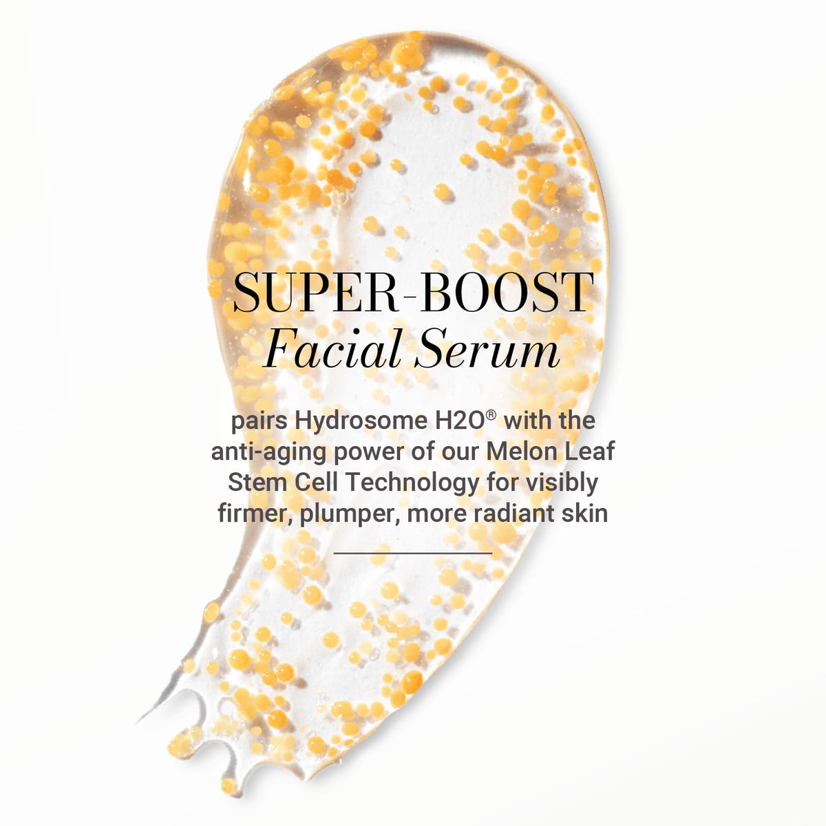 Meaningful Beauty serum texture close-up showing lightweight, fast-absorbing finish