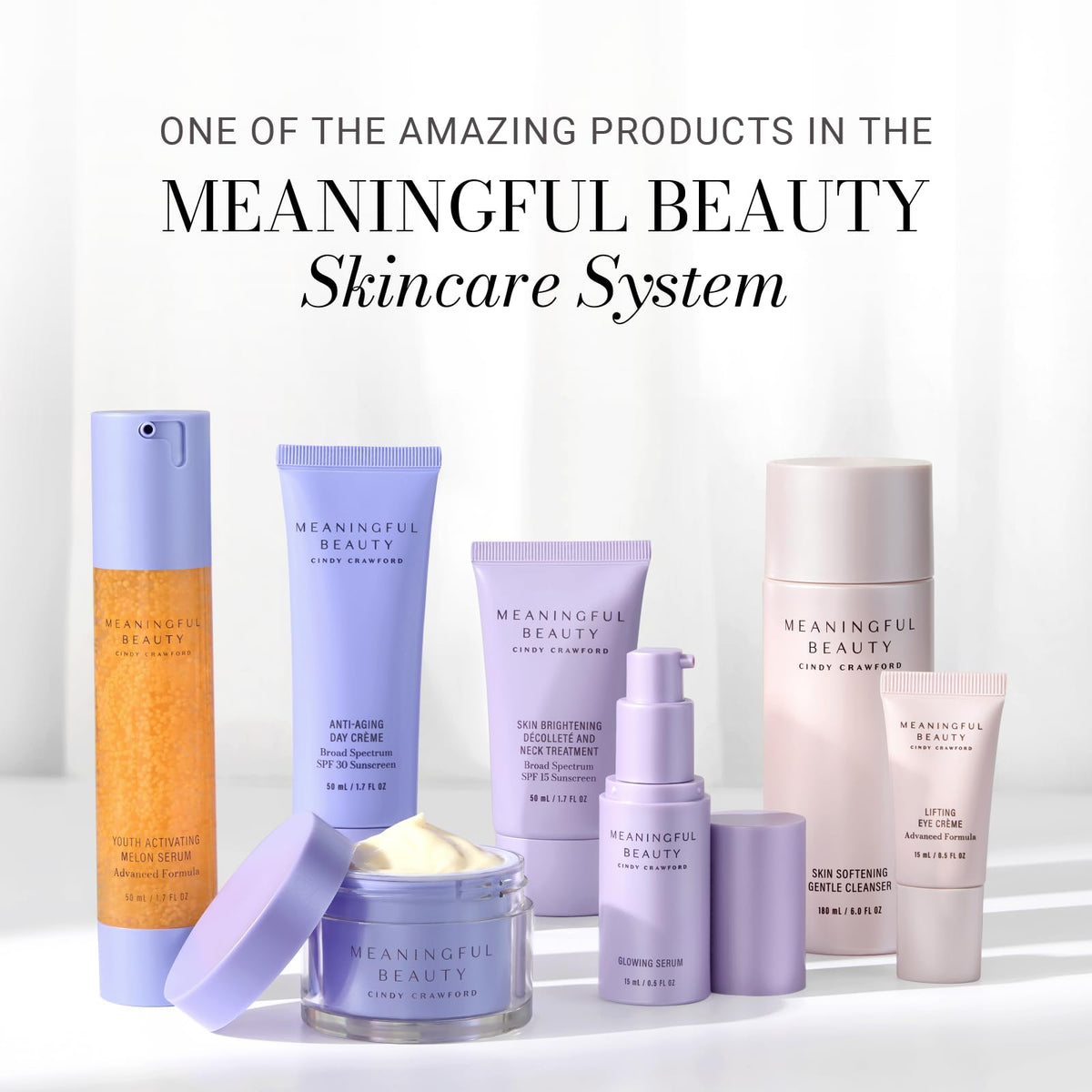 Meaningful Beauty travel size pouch illustrating portability and on-the-go hydration