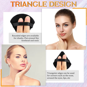 Meanplan damp sponge used with foundation for smoother blended coverage