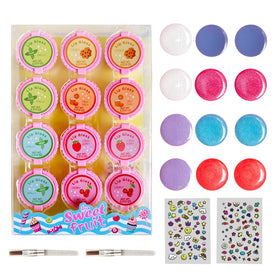 Mebtmel open cupcake gloss revealing applicator and easy-access lid benefit