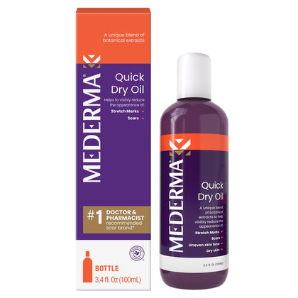 Mederma front packaging showing the 3.4oz bottle and label for easy identification
