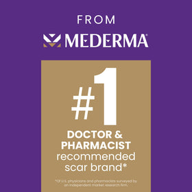 Mederma serum applied before makeup illustrating layering under cosmetics benefit