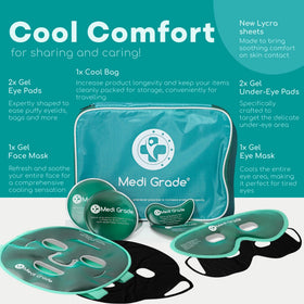 Medi Grade eye mask detail highlighting nose gap and comfort