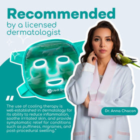 Medi Grade under-eye pads arranged to show targeted cooling