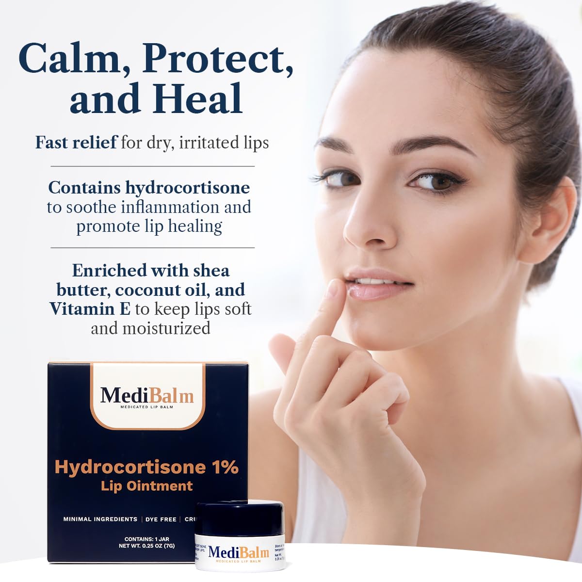 MediBalm stick twist close-up illustrating easy application benefit