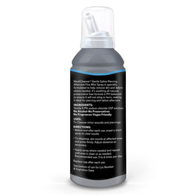 MediCleanse fine-mist nozzle close-up illustrating gentle spray application benefit