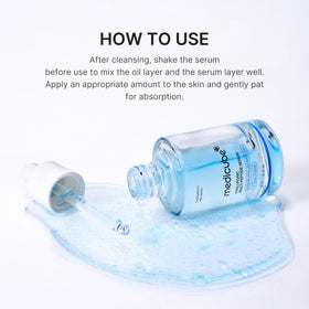 medicube 30ml bottle in hand showing compact travel size