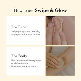 medicube pad applied to face demonstrating soothing post-spot care