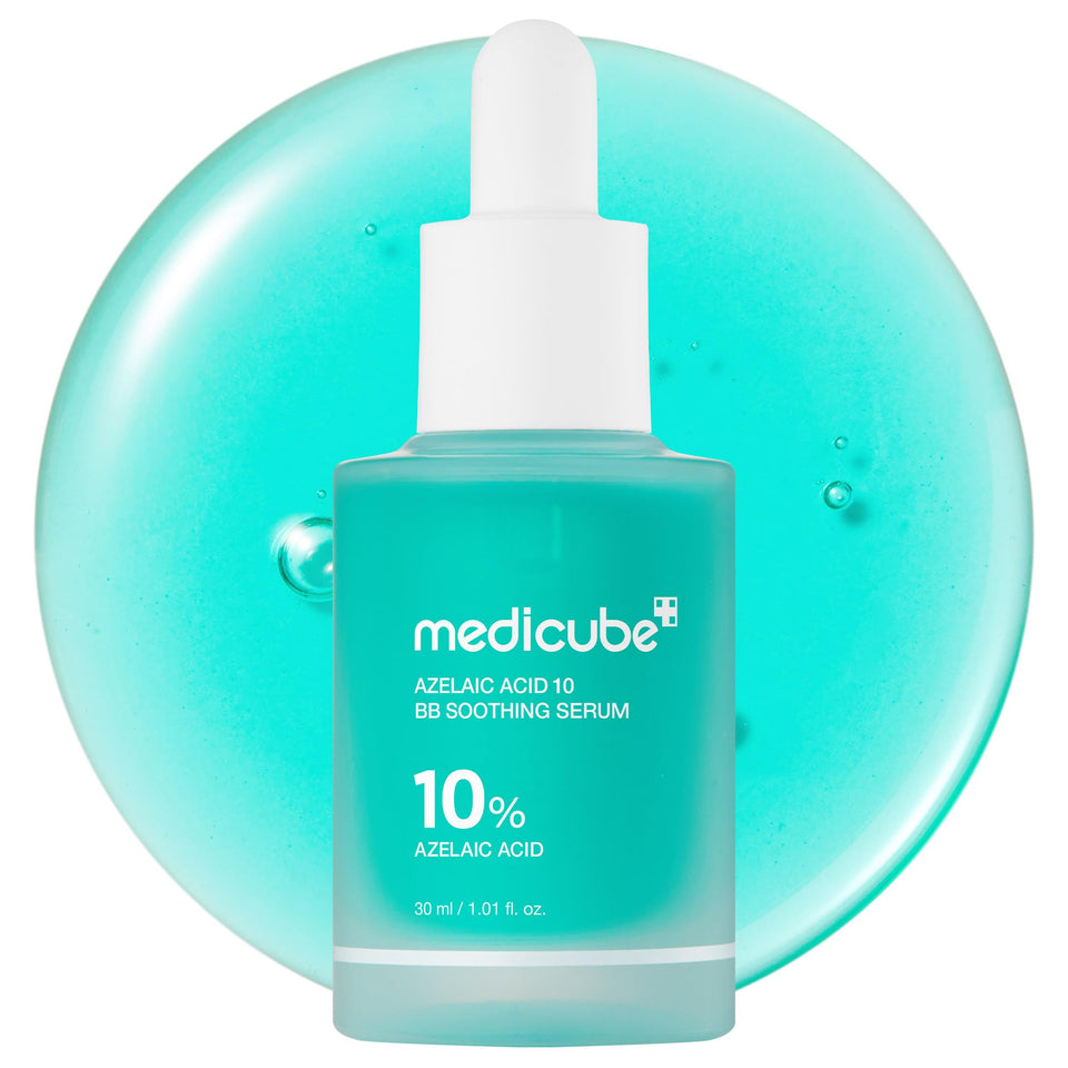 medicube front bottle showing product clarity and easy application