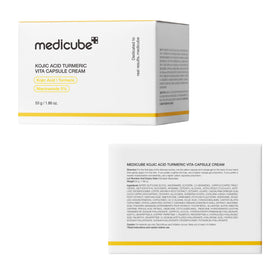 medicube illustrative before and after scheme showing improved tone uniformity