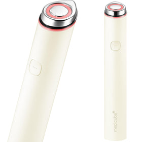 medicube device front view showing sleek design and easy controls for portable radiance