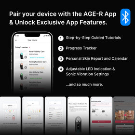 medicube Booster Pro in a bedside routine scene showing simple integration into evenings