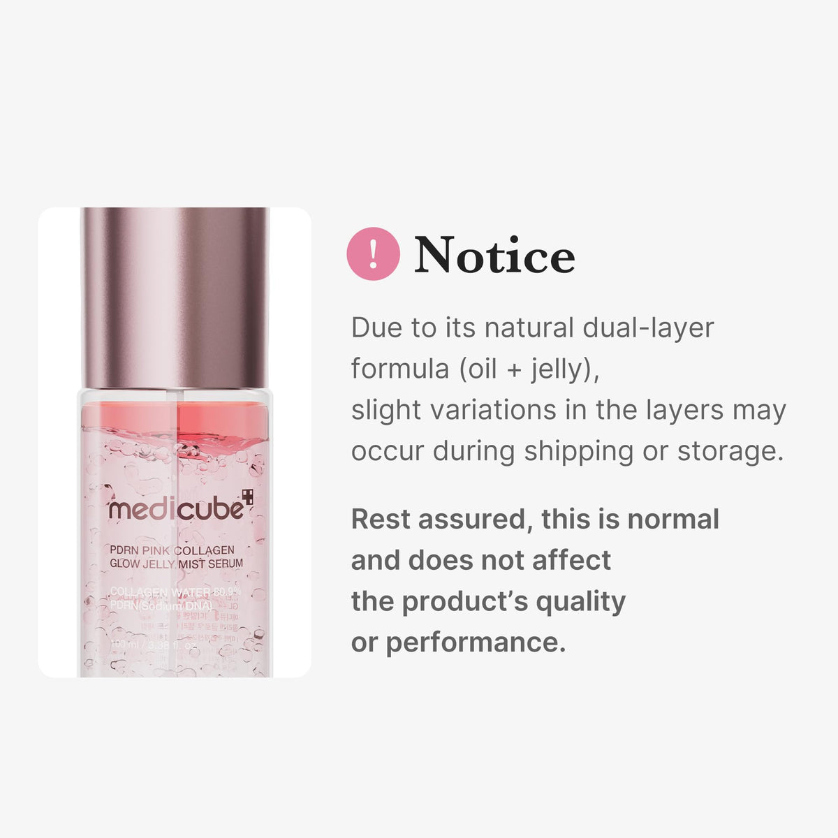 medicube spray nozzle detail that ensures fine mist distribution