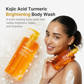 medicube label close-up showing active ingredients and claims