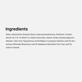 medicube bottle flatlay with ingredient notes for transparency