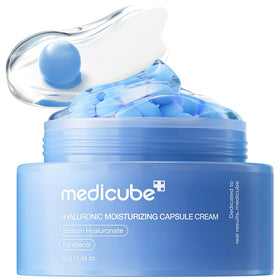 medicube front jar showing product packaging and instant hydration benefit