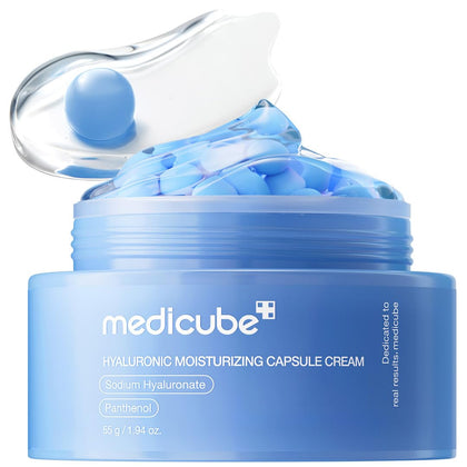 medicube front jar showing product packaging and instant hydration benefit