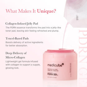 medicube close-up jelly texture highlighting collagen-rich feel