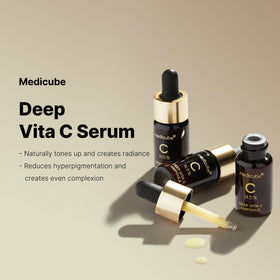 medicube serum texture on dropper highlighting lightweight absorbent consistency