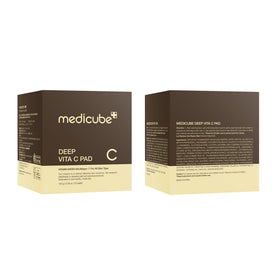 medicube pads on bathroom vanity in lifestyle scene suggesting daily routine ease