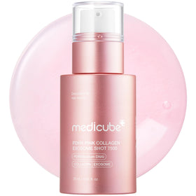 medicube bottle front view showing sleek packaging and product benefit