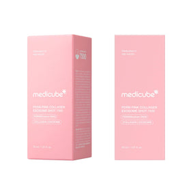 medicube on bathroom vanity staged with skincare for routine integration benefit