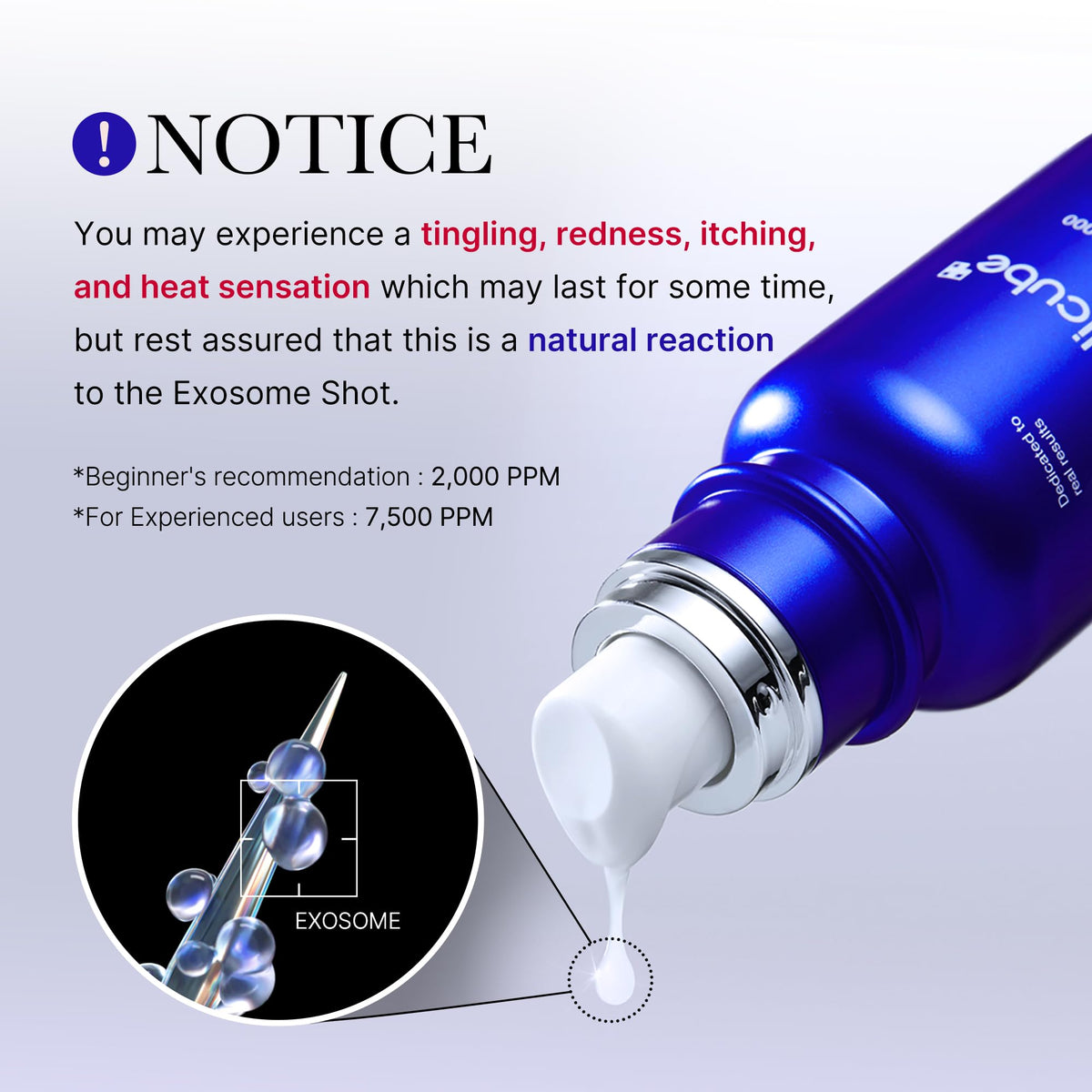 medicube dropper applying serum to skin, demonstrates precise liquid booster use