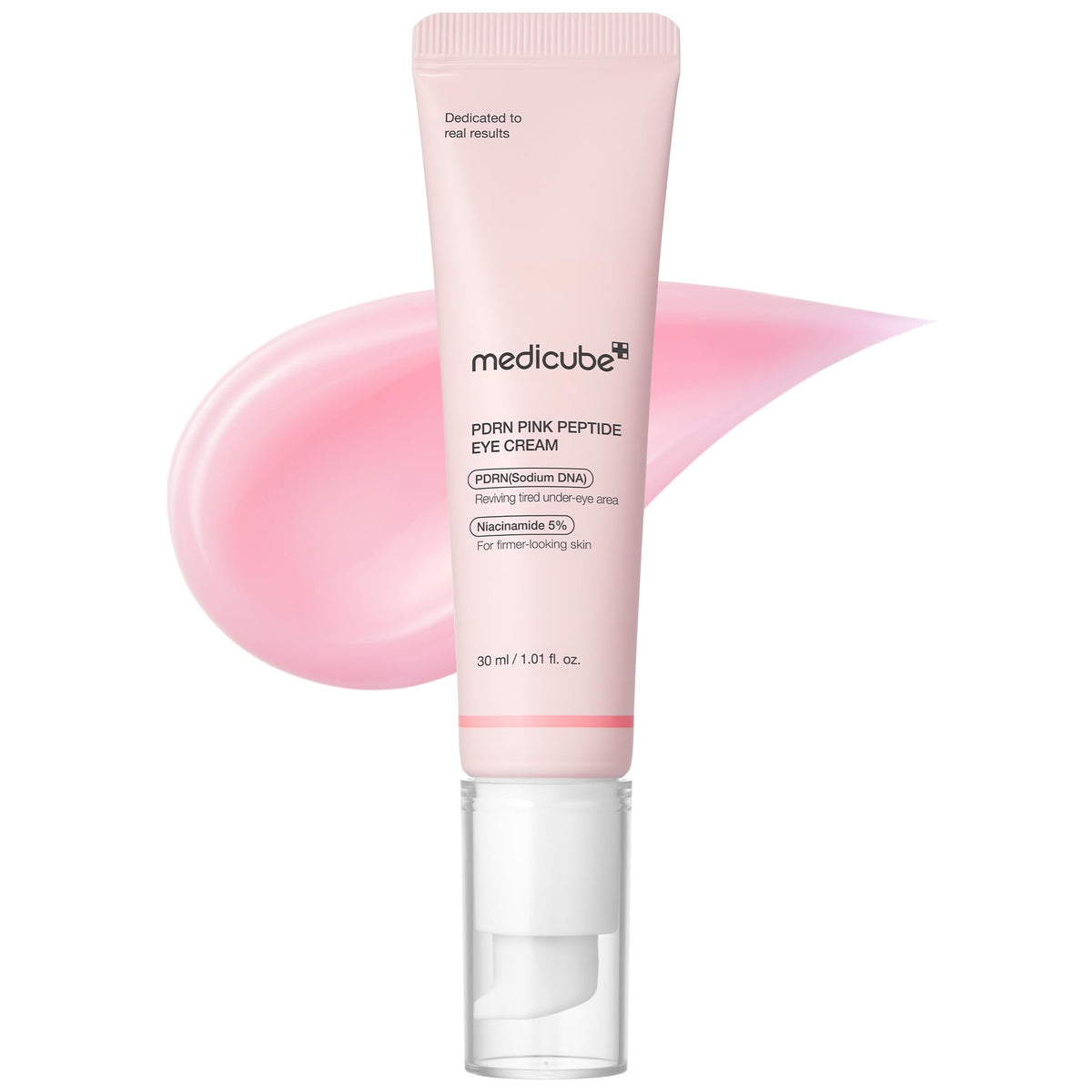 medicube front bottle shot showing sleek packaging and product benefit