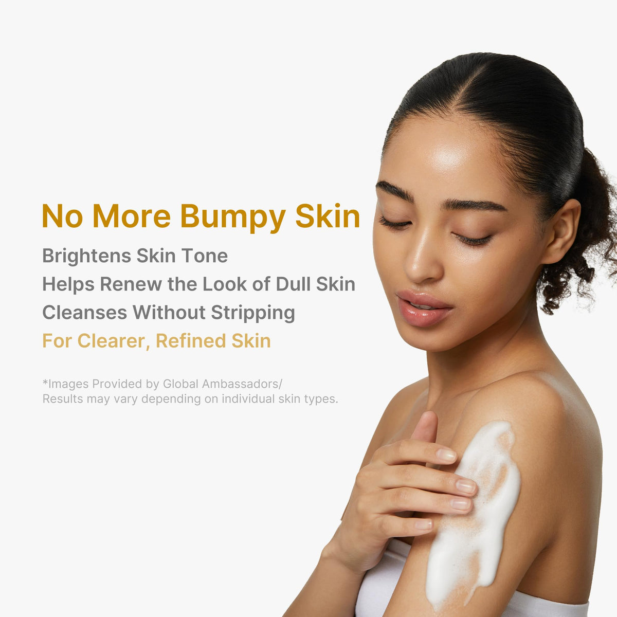 medicube rich foam lather in hand showing gentle cleansing