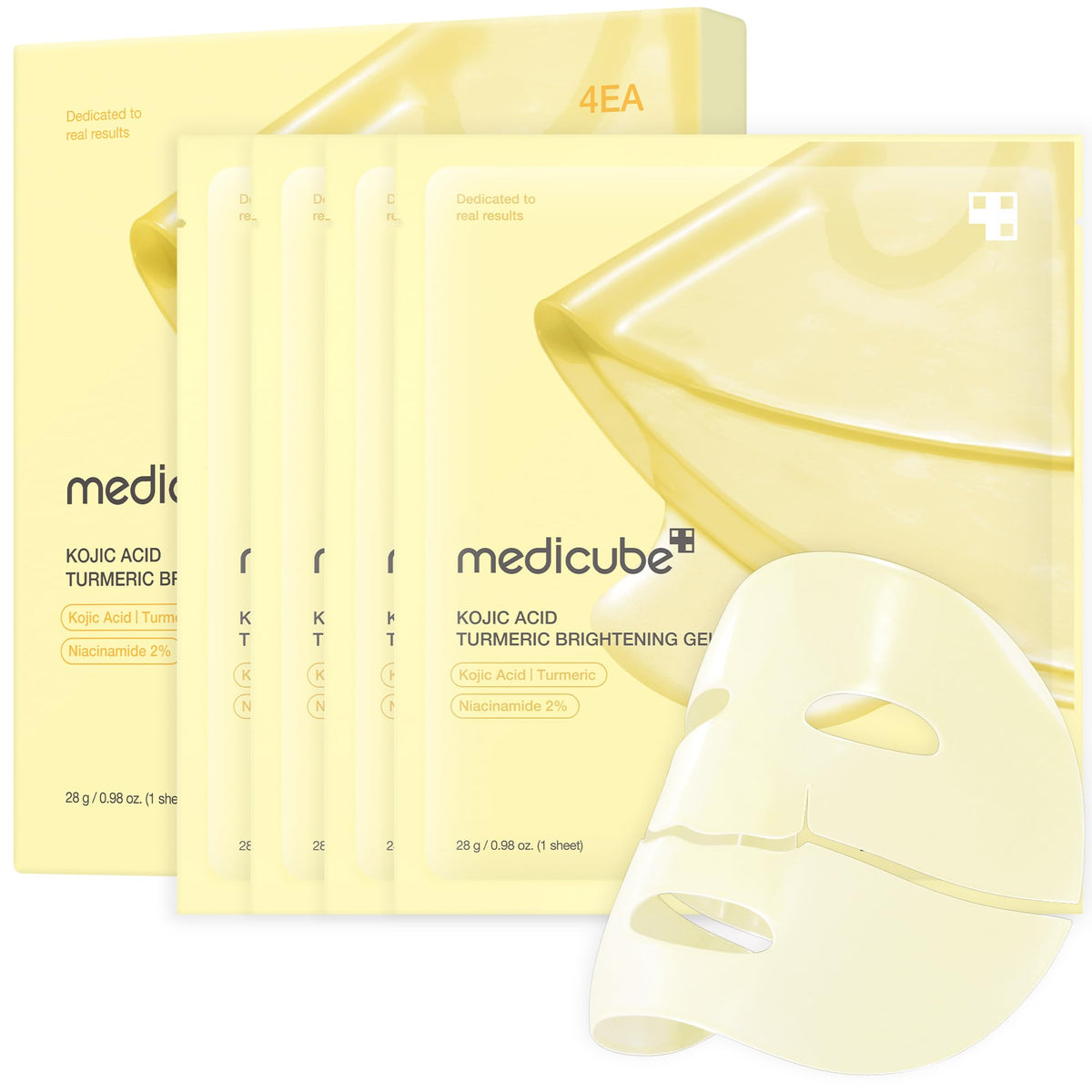 medicube front packaging showing jelly gel mask and benefits
