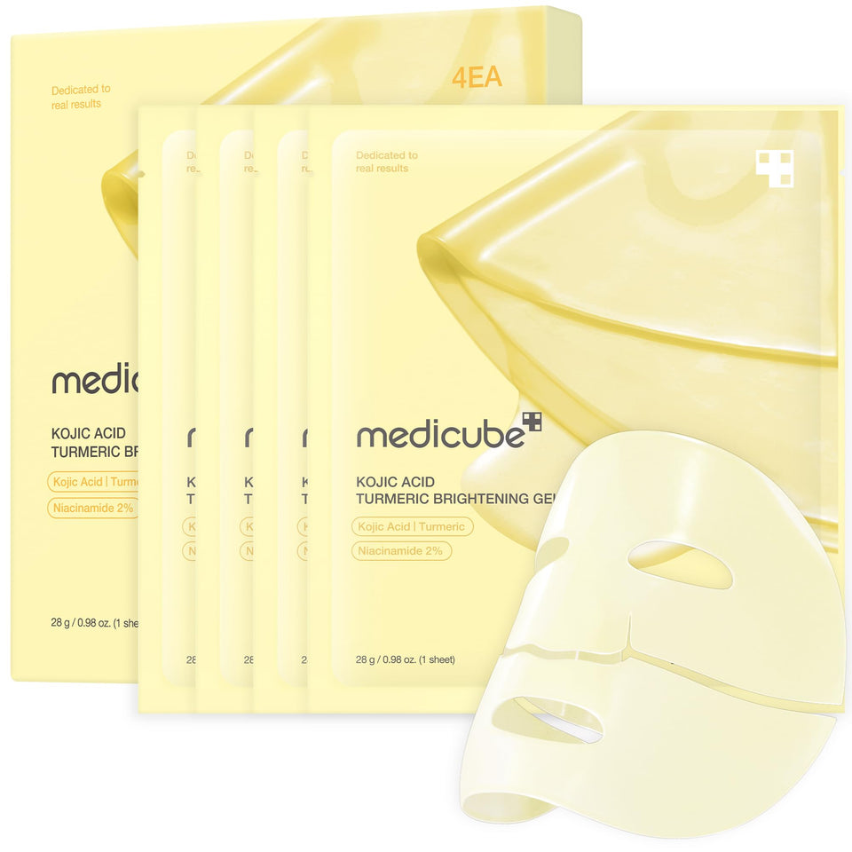medicube front packaging showing jelly gel mask and benefits