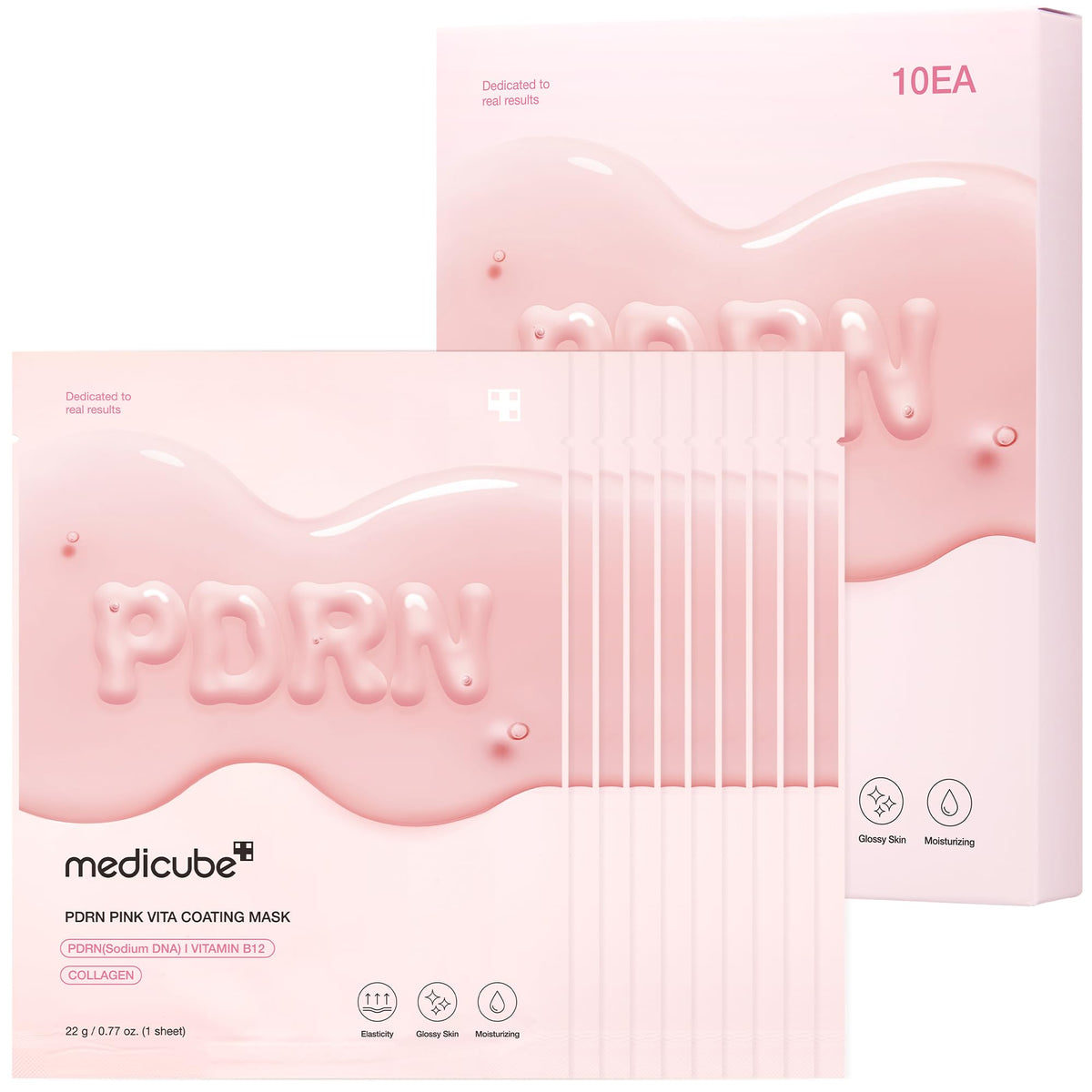 medicube front packaging showing product and benefits